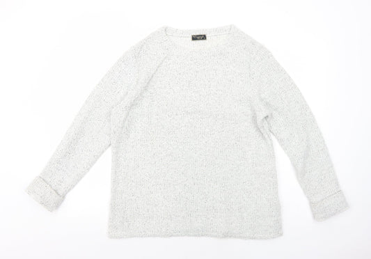 Womens UK Size 14 Originals White Pullover Jumper