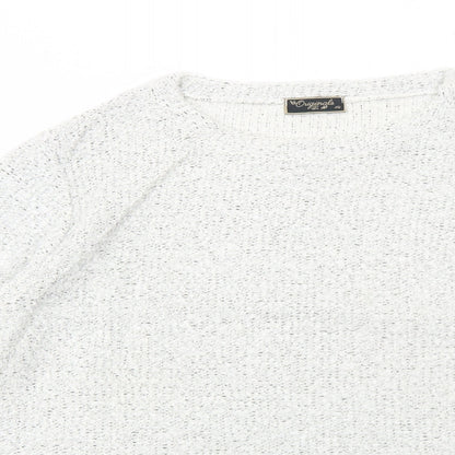 Womens UK Size 14 Originals White Pullover Jumper