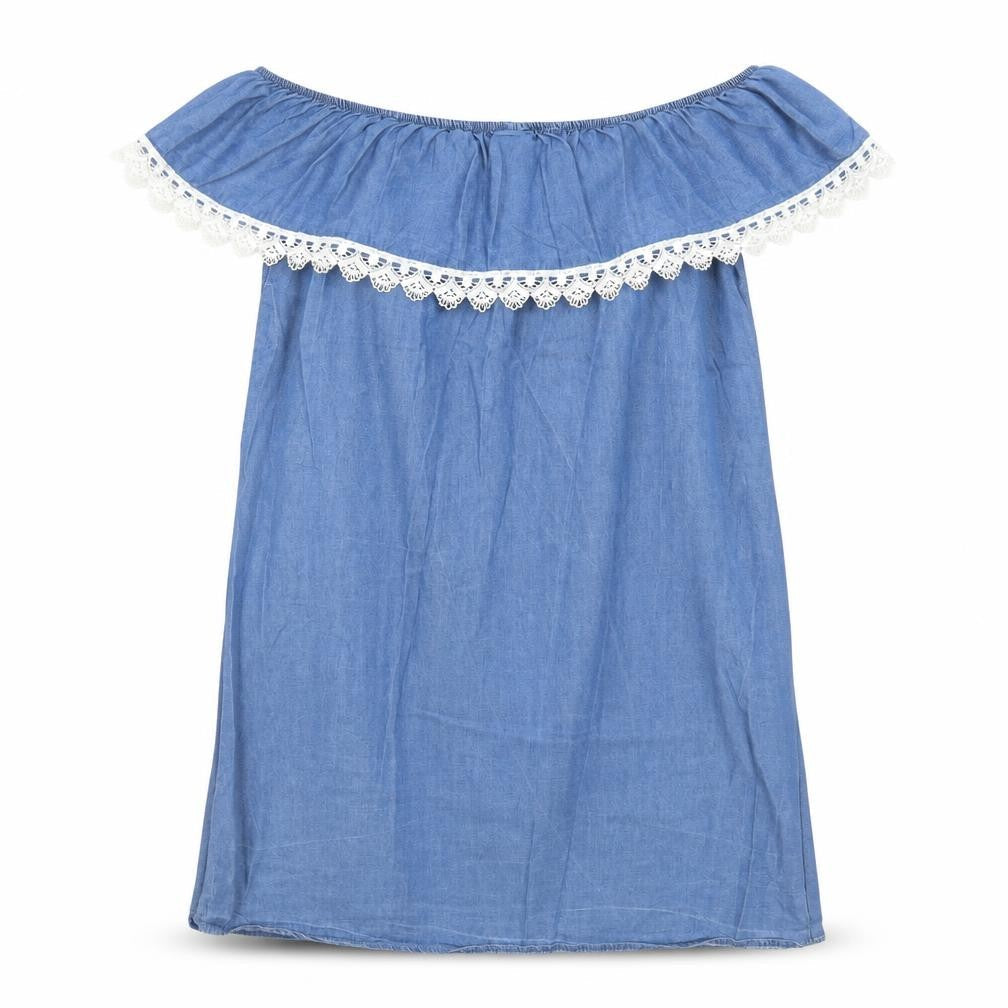 Cameo Rose Womens Blue Lyocell A-Line Size M Off the Shoulder Pullover