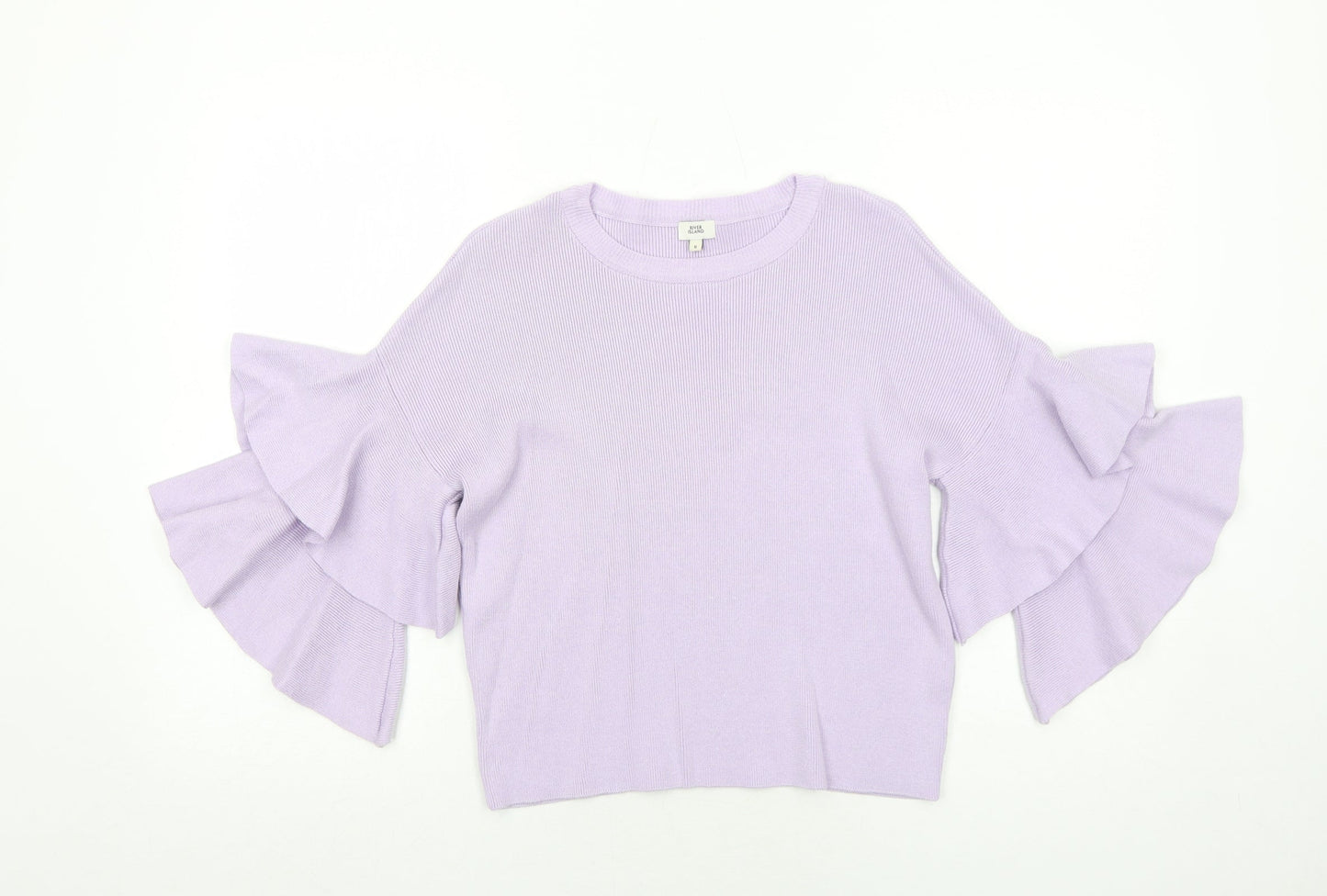 Womens UK Size 6 River Island Purple Pullover Jumper