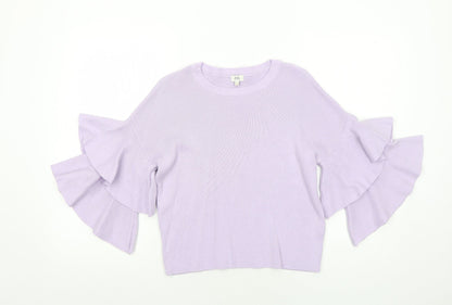 Womens UK Size 6 River Island Purple Pullover Jumper