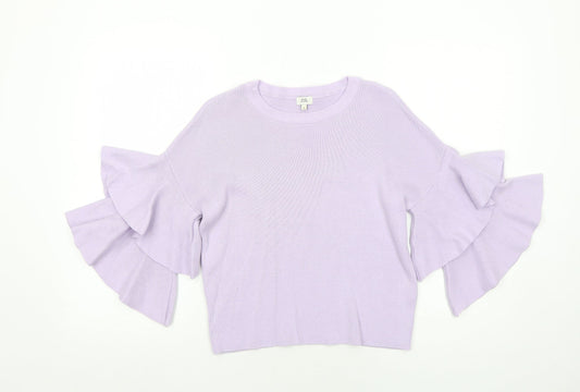 Womens UK Size 6 River Island Purple Pullover Jumper