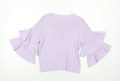 Womens UK Size 6 River Island Purple Pullover Jumper