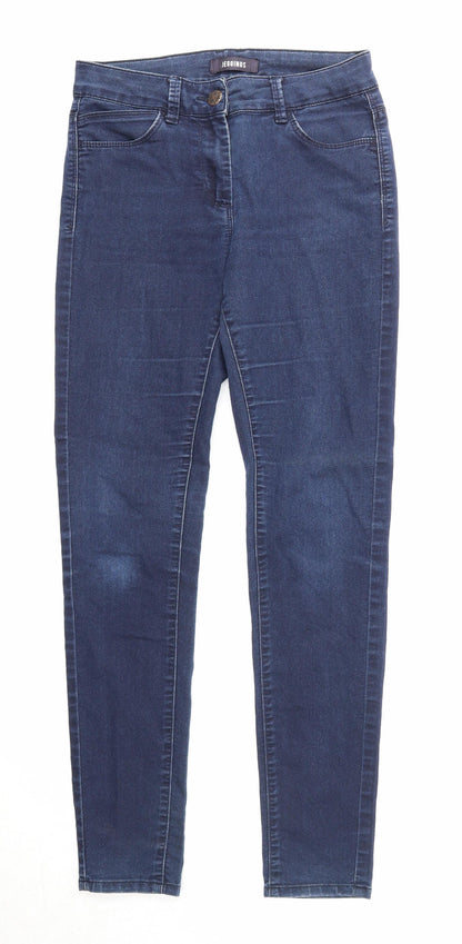 Womens UK Size 8 Marks and Spencer Regular Fit Jegging Blue Jeans