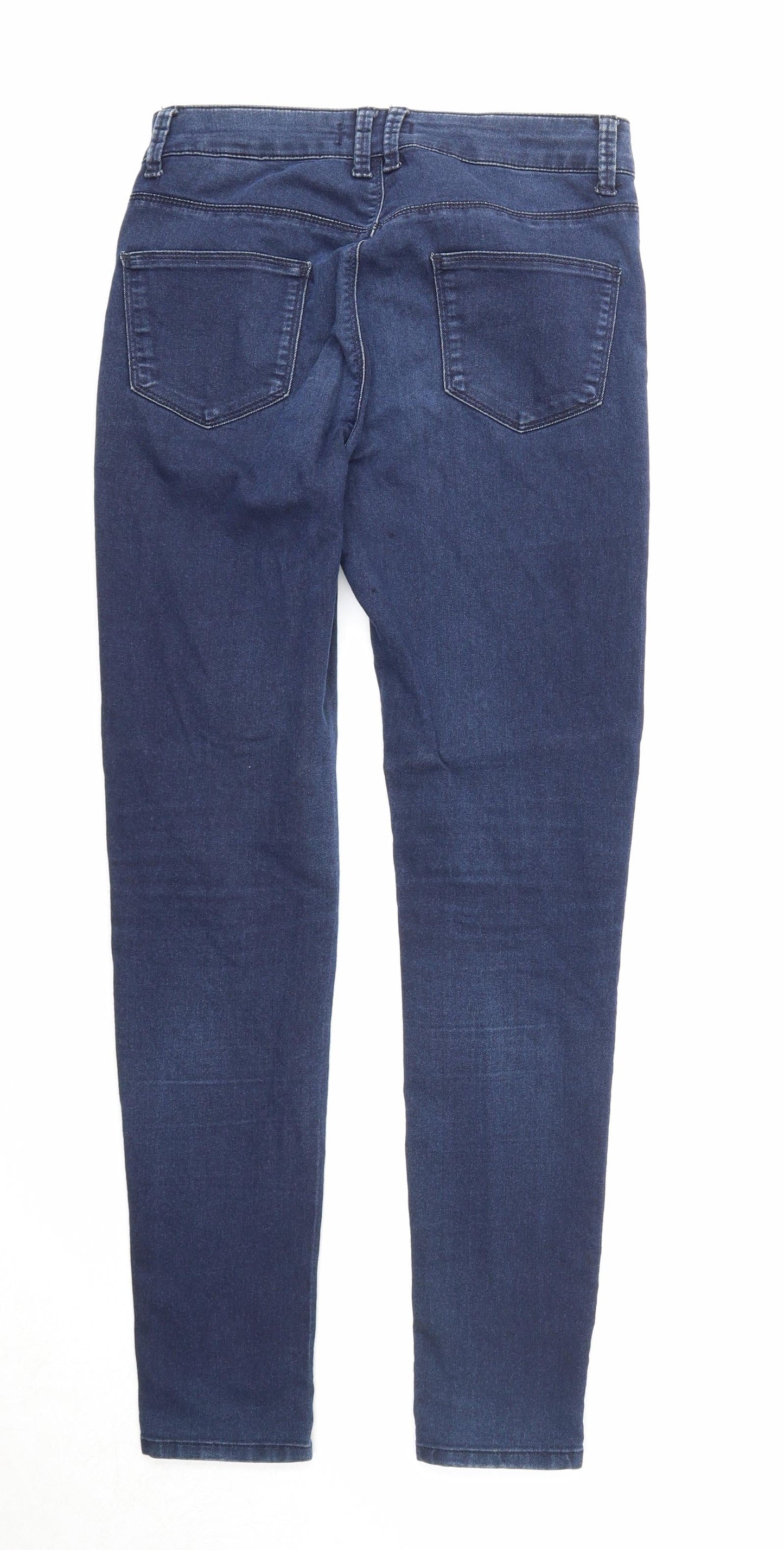 Womens UK Size 8 Marks and Spencer Regular Fit Jegging Blue Jeans