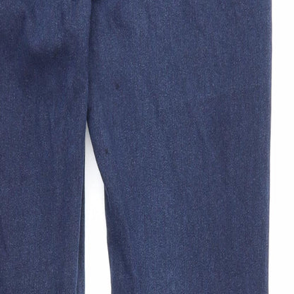 Womens UK Size 8 Marks and Spencer Regular Fit Jegging Blue Jeans
