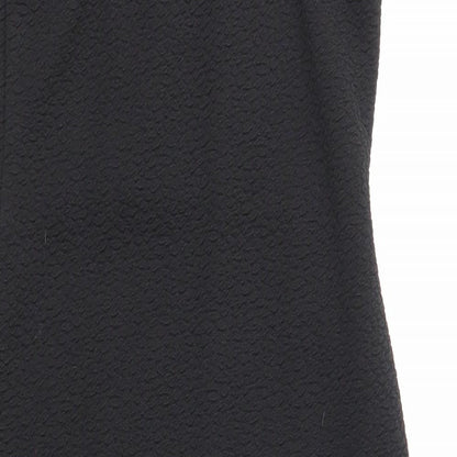 New Look Womens Black Polyester Bodycon Size 10 V-Neck Pullover