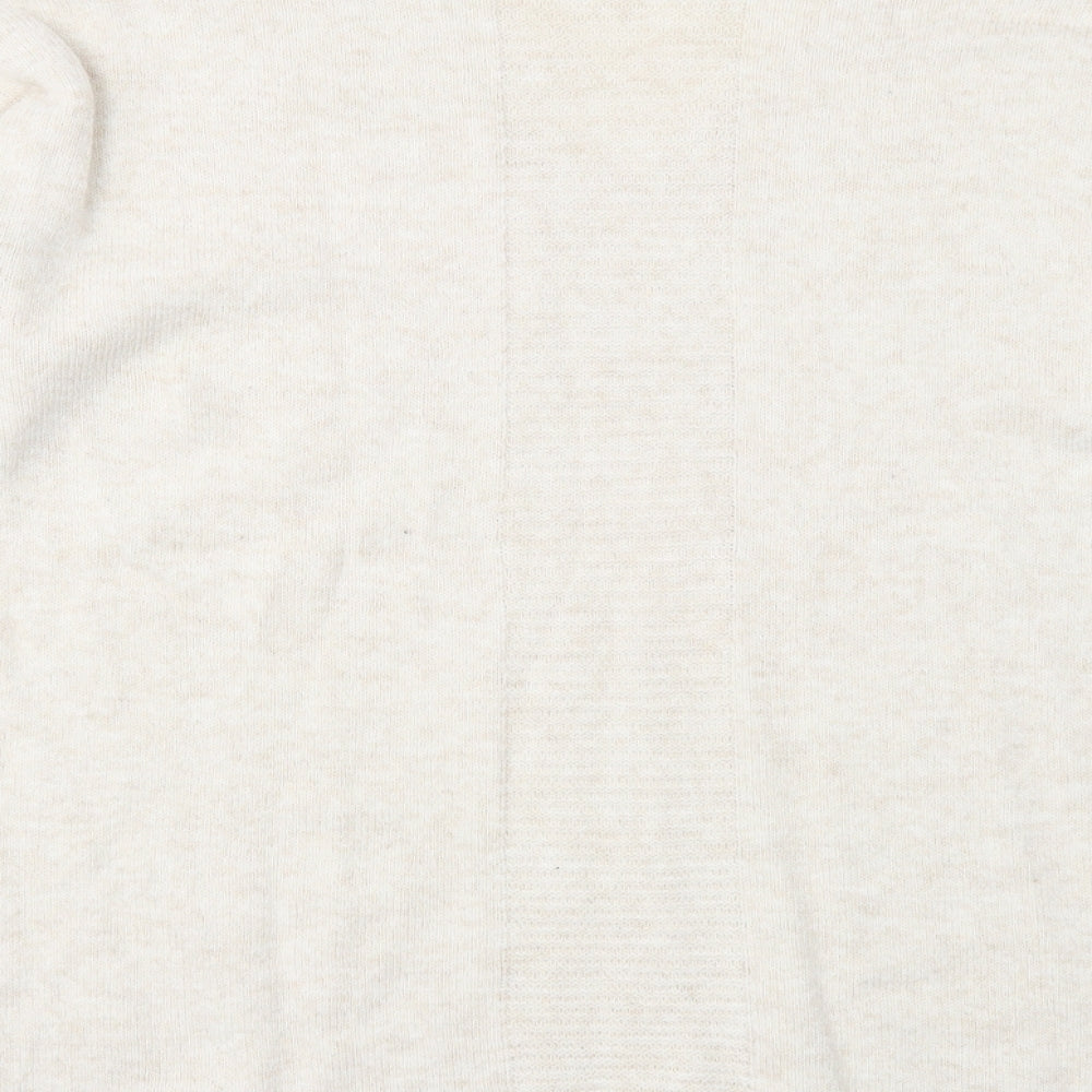 Womens UK Size 12 Topshop Beige Pullover Jumper