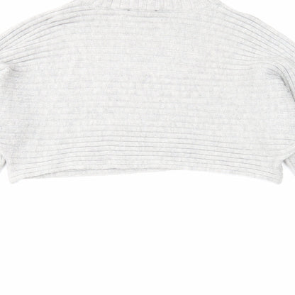Womens UK Size M New Look Grey Pullover Jumper