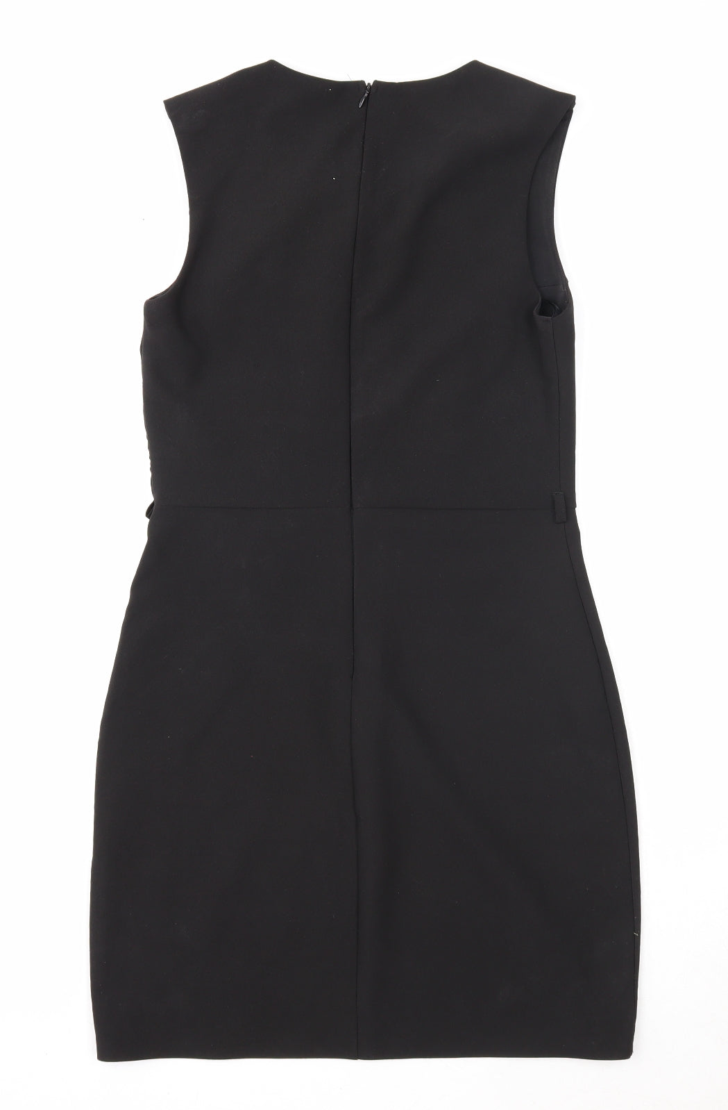 Kei Kei Womens Black Polyester A-Line Size 12 Round Neck Zip