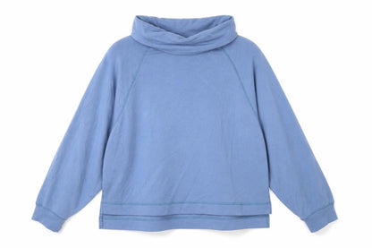 Old Navy Womens Blue Viscose Pullover Sweatshirt Size L Pullover