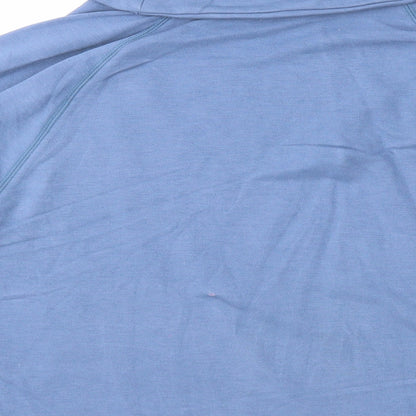 Old Navy Womens Blue Viscose Pullover Sweatshirt Size L Pullover