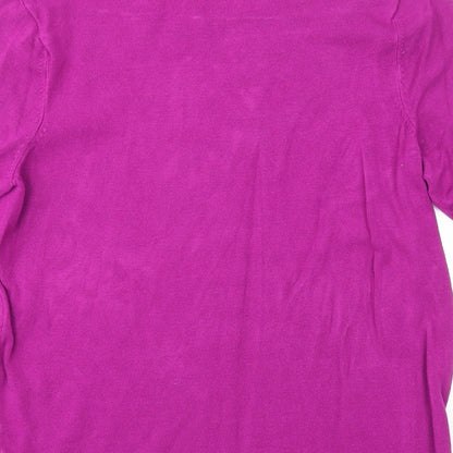 Womens UK Size M Bonmarché Purple Pullover Jumper
