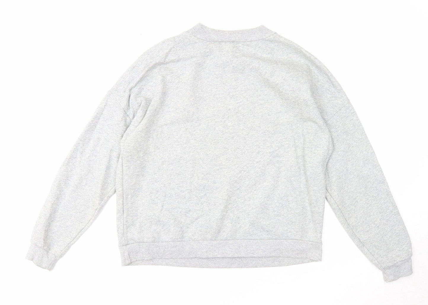 Womens UK Size L Divided by H&M Grey Pullover Sweatshirt