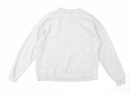 Womens UK Size L Divided by H&M Grey Pullover Sweatshirt