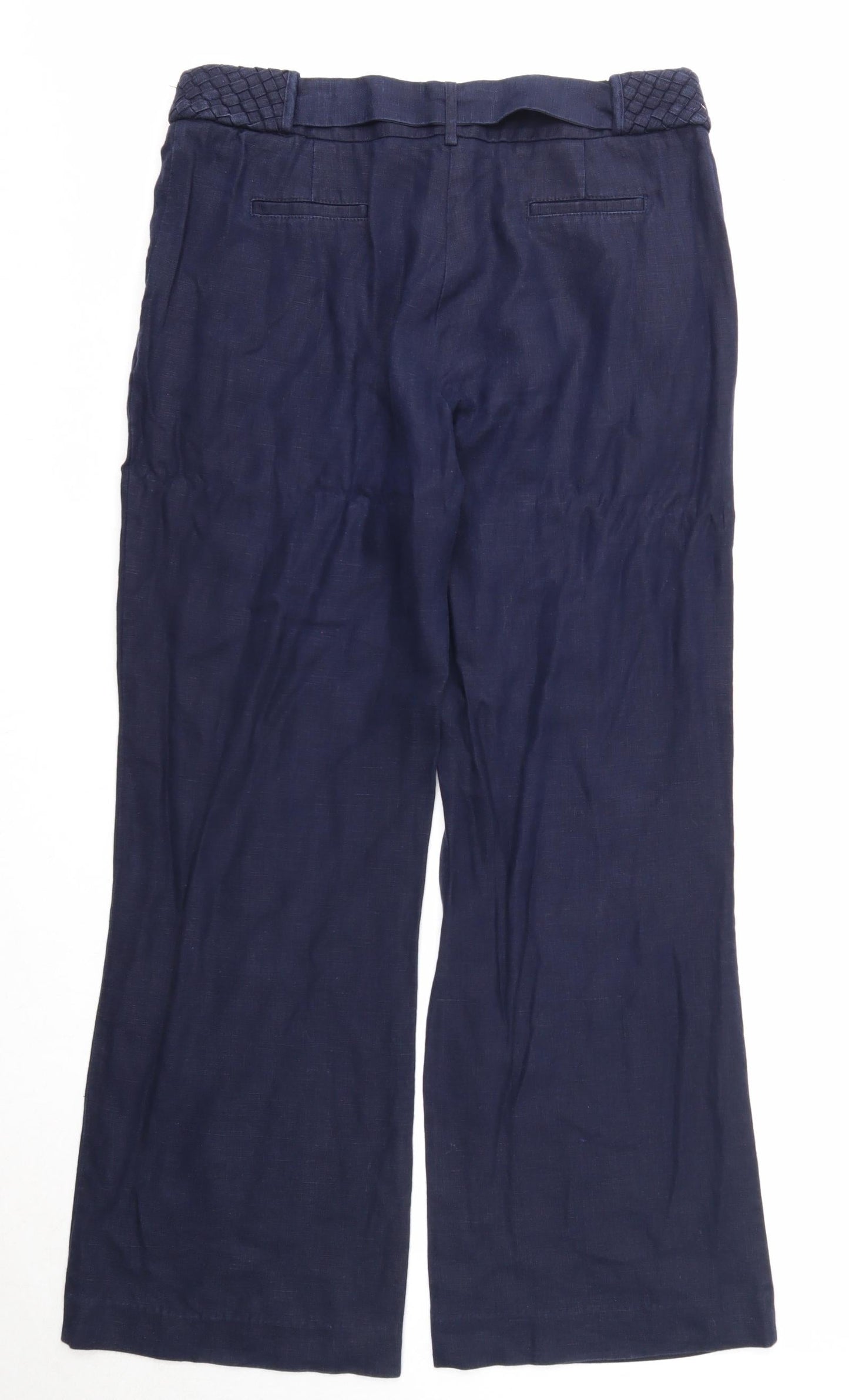 Womens UK Size 14 Per Una Regular Fit  Blue Trousers