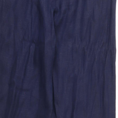 Womens UK Size 14 Per Una Regular Fit  Blue Trousers
