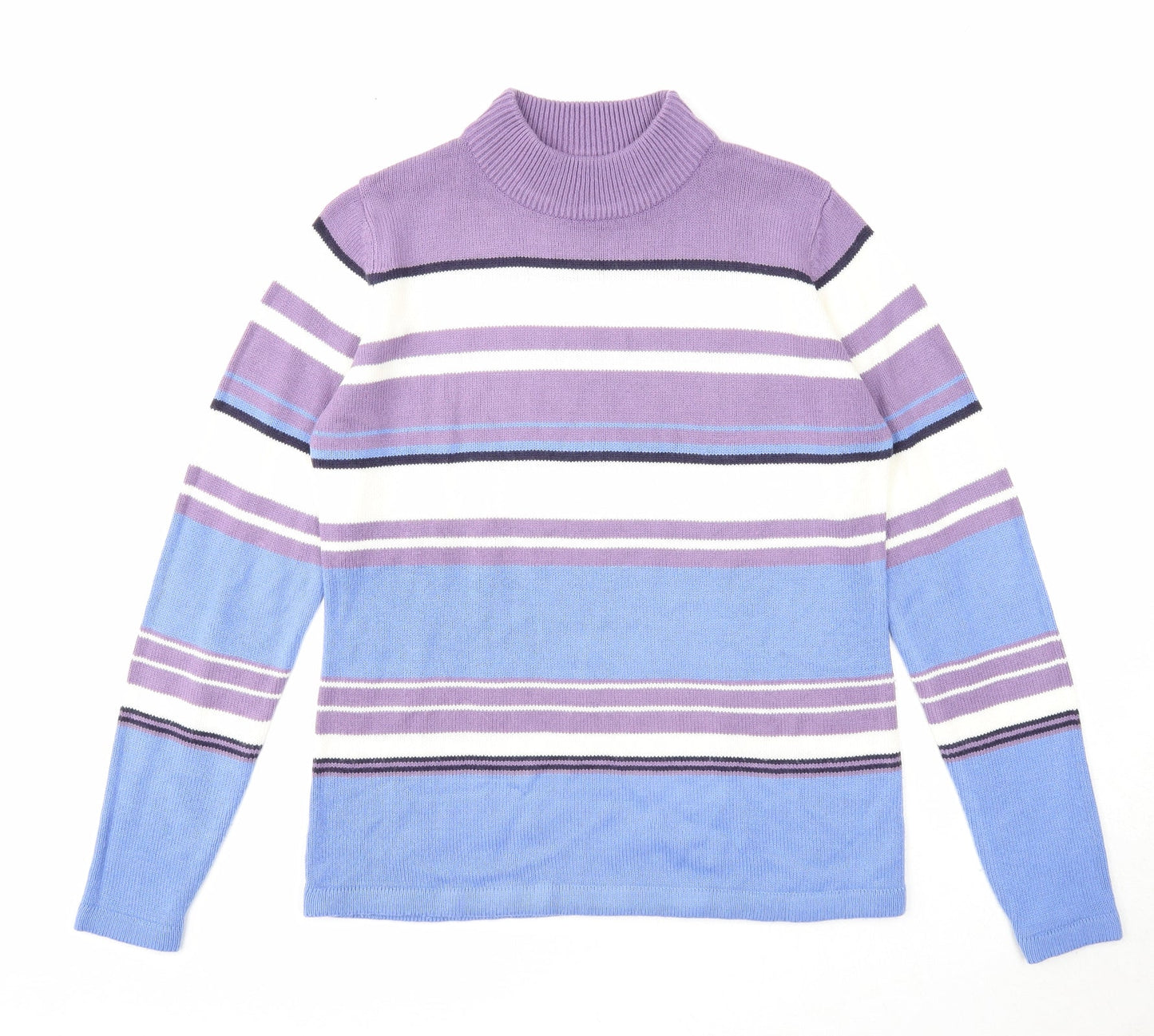 Womens UK Size 10 EWM Multicoloured Pullover Jumper