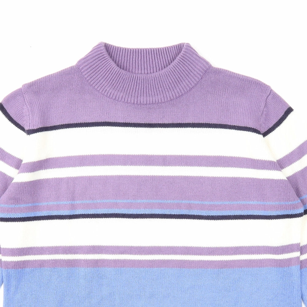 Womens UK Size 10 EWM Multicoloured Pullover Jumper