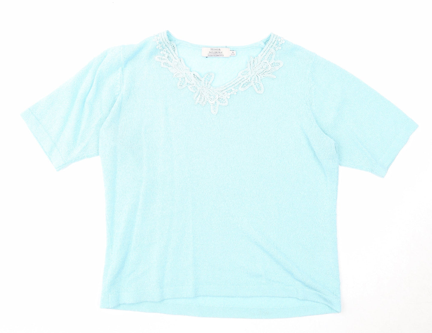 Womens UK Size 14 EWM Blue Pullover Jumper