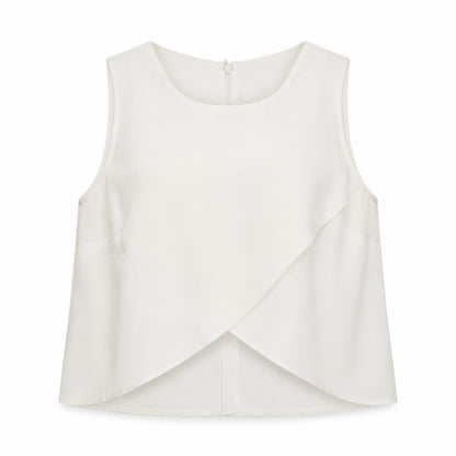 Womens UK Size 12 Miss Selfridge White Basic Tank