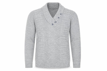 Mens UK Size S Bellisimo Grey Pullover Jumper