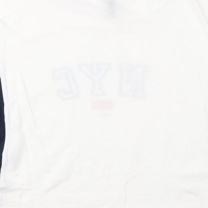 Womens UK Size M Divided White Basic T-Shirt