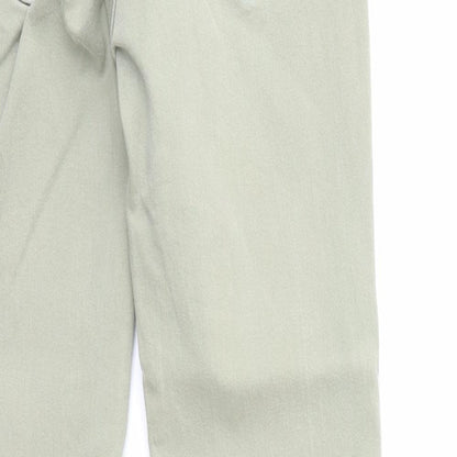 Zara Womens Green Cotton Skinny Jeans Size 8 Regular Zip - Waist 21 inches