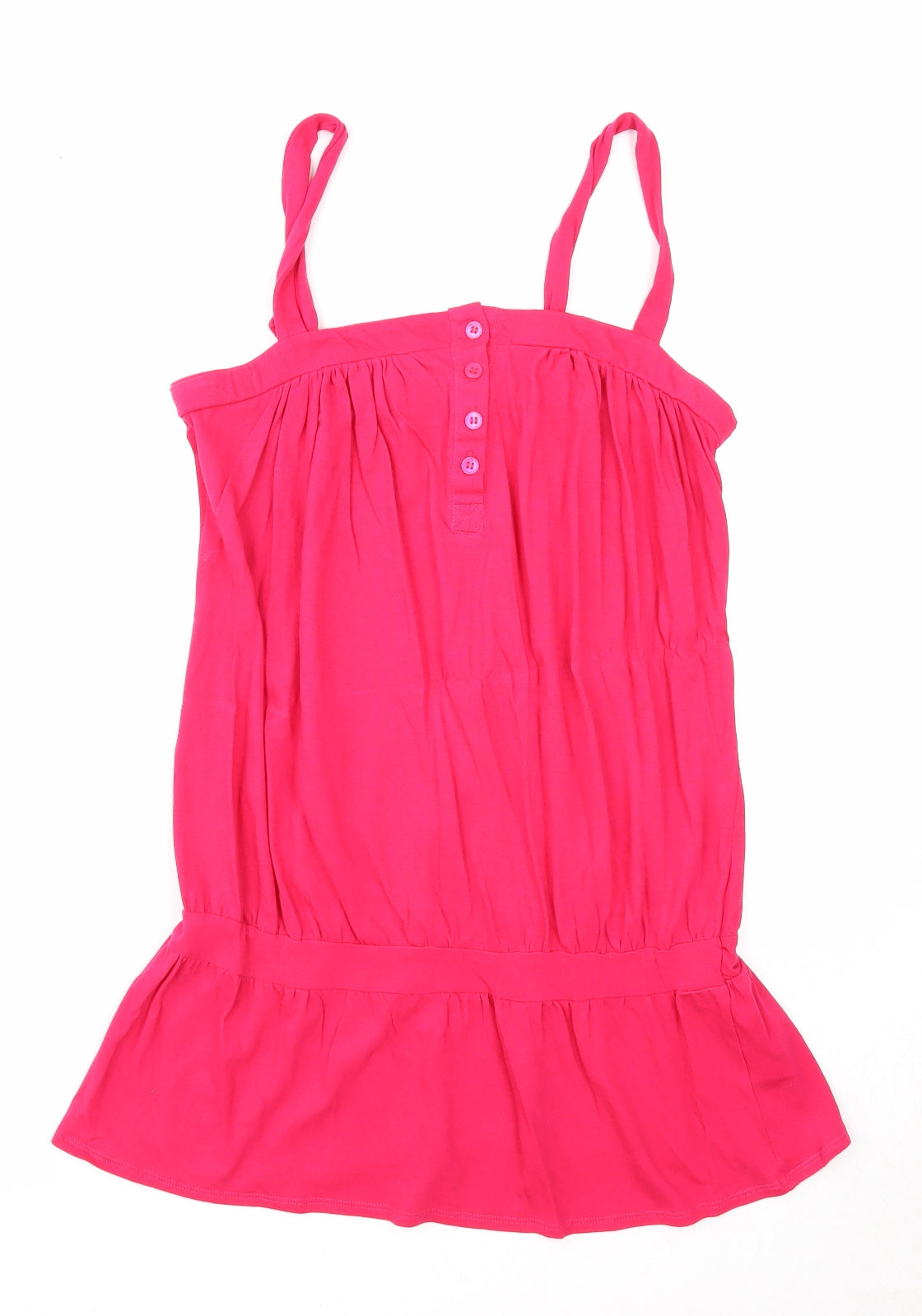 Womens UK Size 10 Marks and Spencer Pink Basic Tank