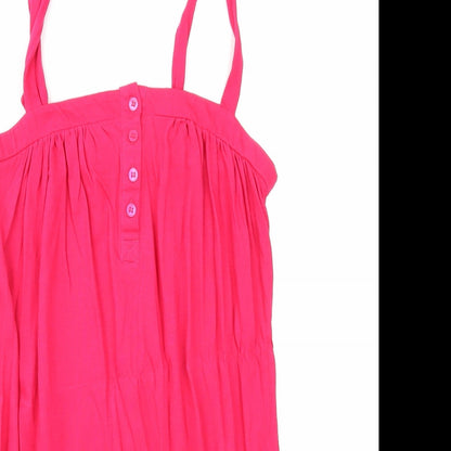 Womens UK Size 10 Marks and Spencer Pink Basic Tank