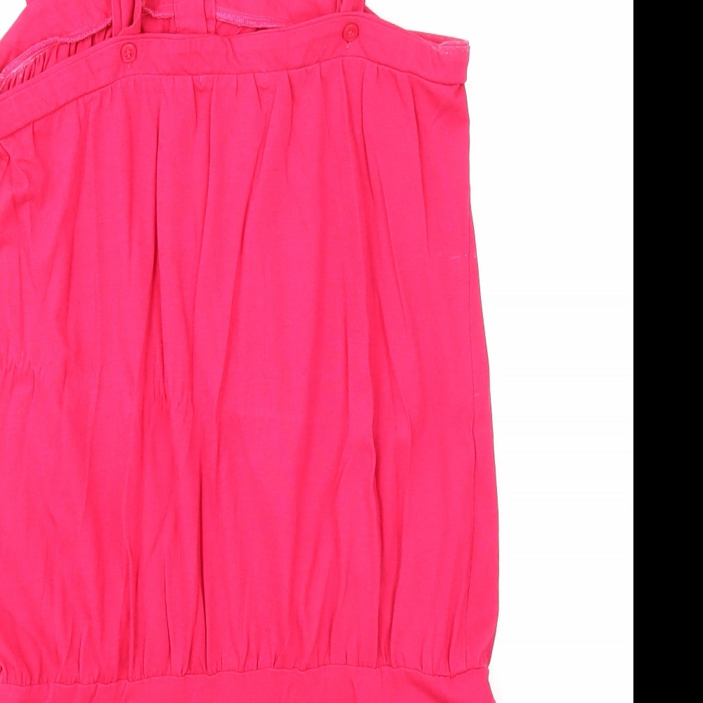 Womens UK Size 10 Marks and Spencer Pink Basic Tank