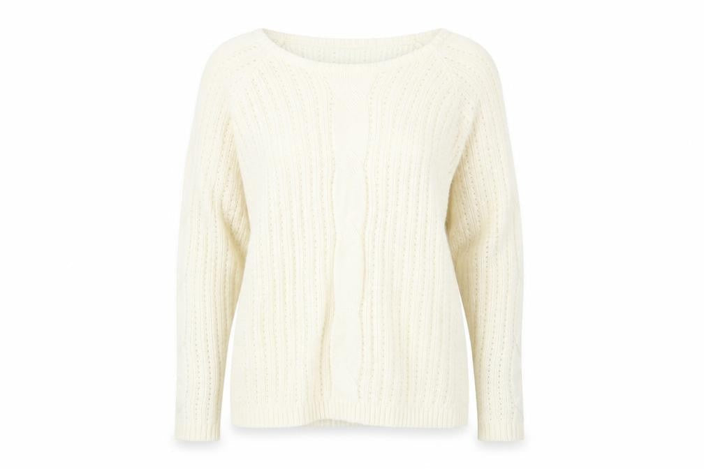 Womens UK Size 10 Damart Ivory Pullover Jumper