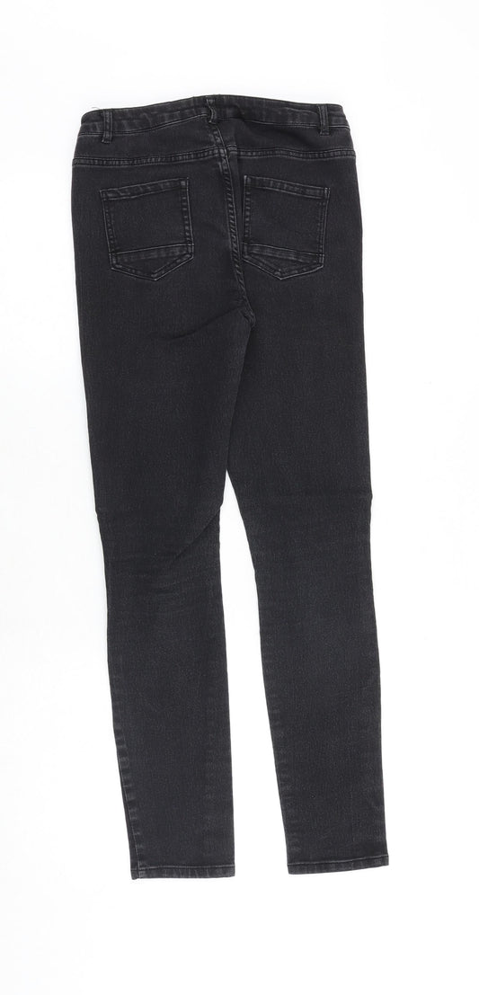 B.You Womens Black Cotton Skinny Jeans Size 27 in Regular Zip