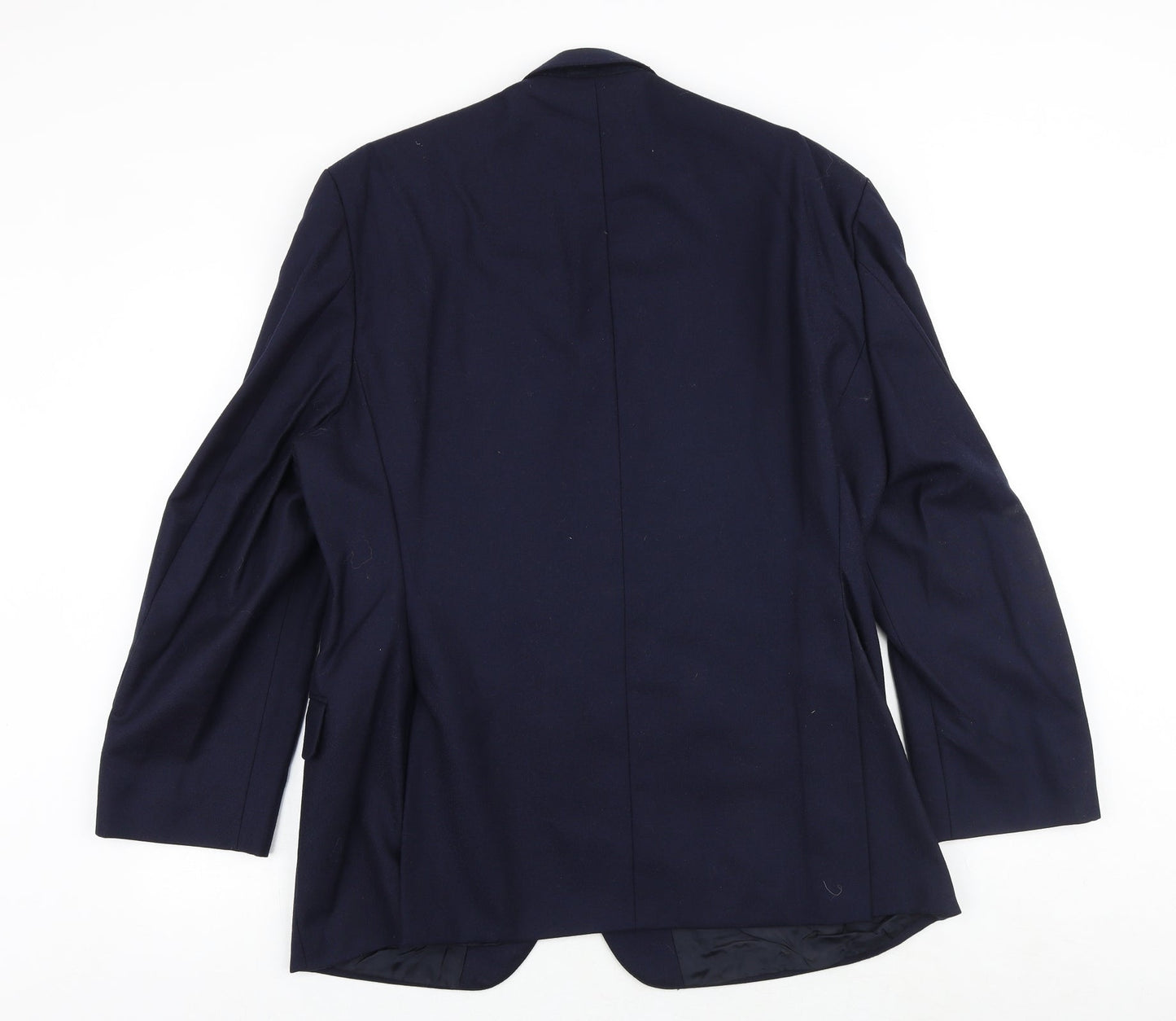 Mens UK Size 44 THE LABEL Regular Blue Suit Jacket