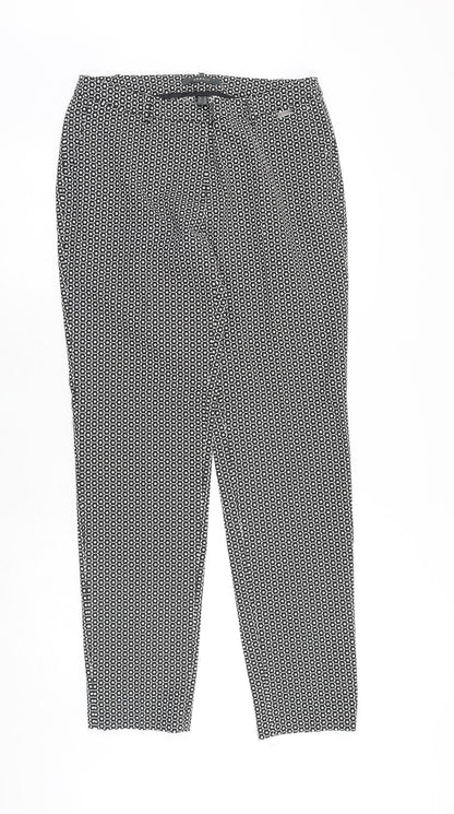 Womens UK Size 10 Esprit Regular Fit  Black Trousers