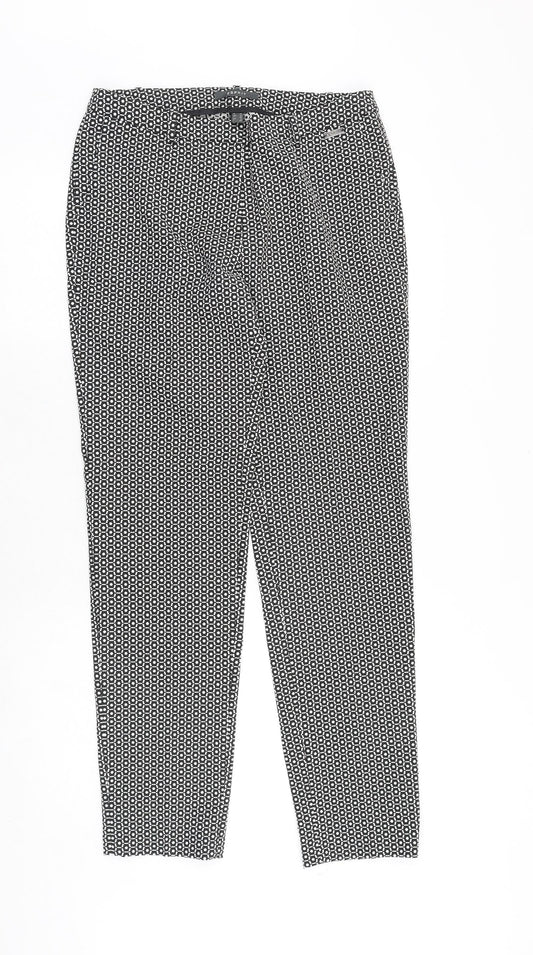 Womens UK Size 10 Esprit Regular Fit  Black Trousers
