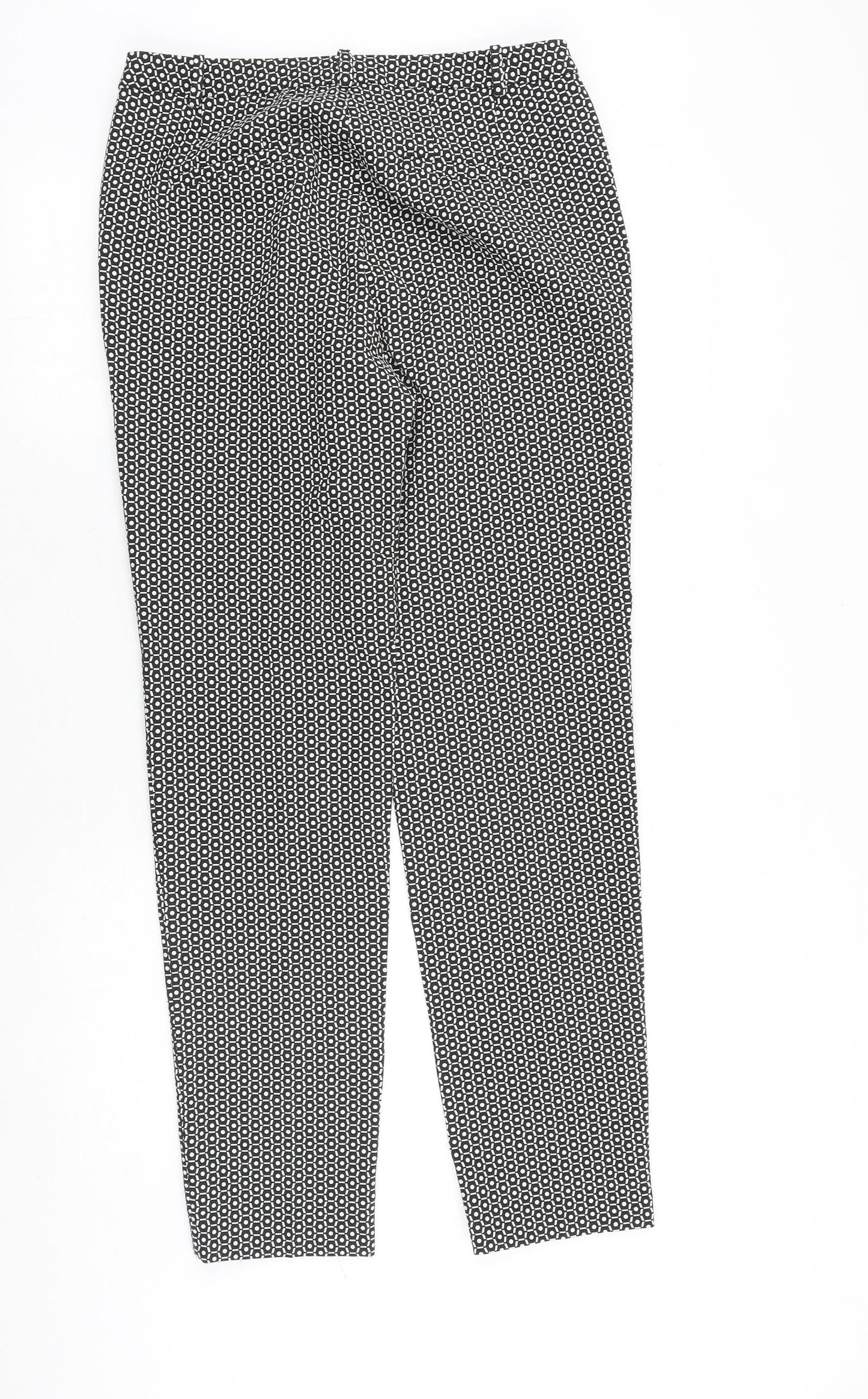 Womens UK Size 10 Esprit Regular Fit  Black Trousers