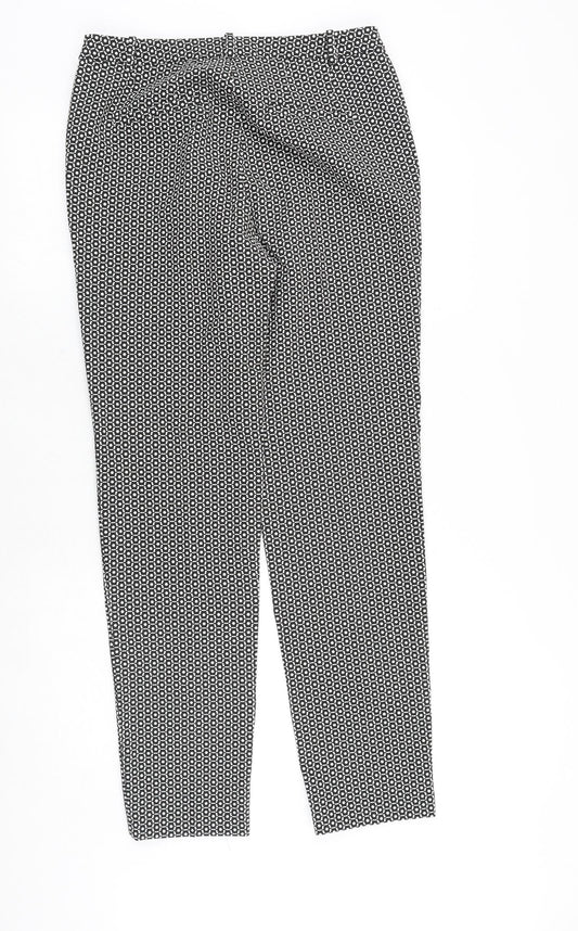Womens UK Size 10 Esprit Regular Fit  Black Trousers