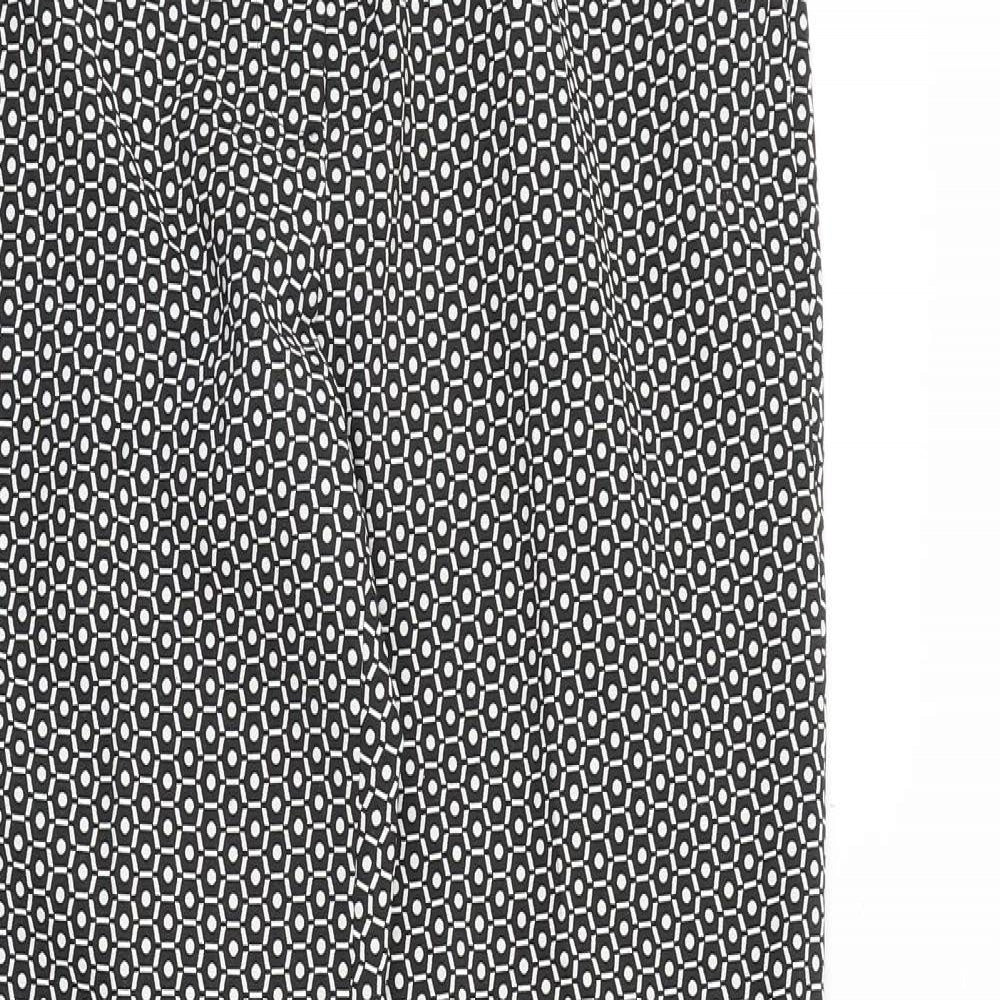 Womens UK Size 10 Esprit Regular Fit  Black Trousers
