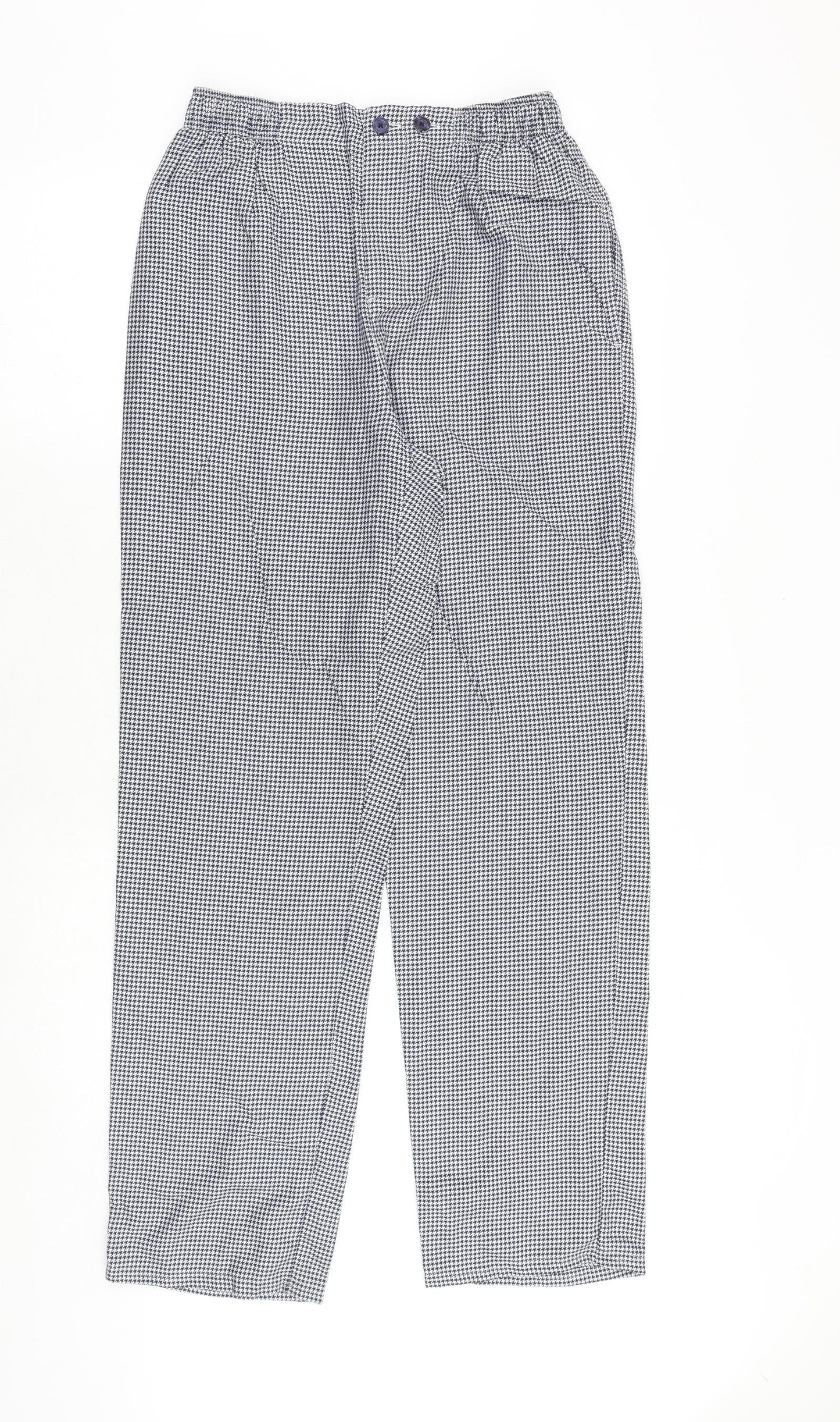 Womens UK Size S Marks and Spencer Regular Fit  Blue Trousers