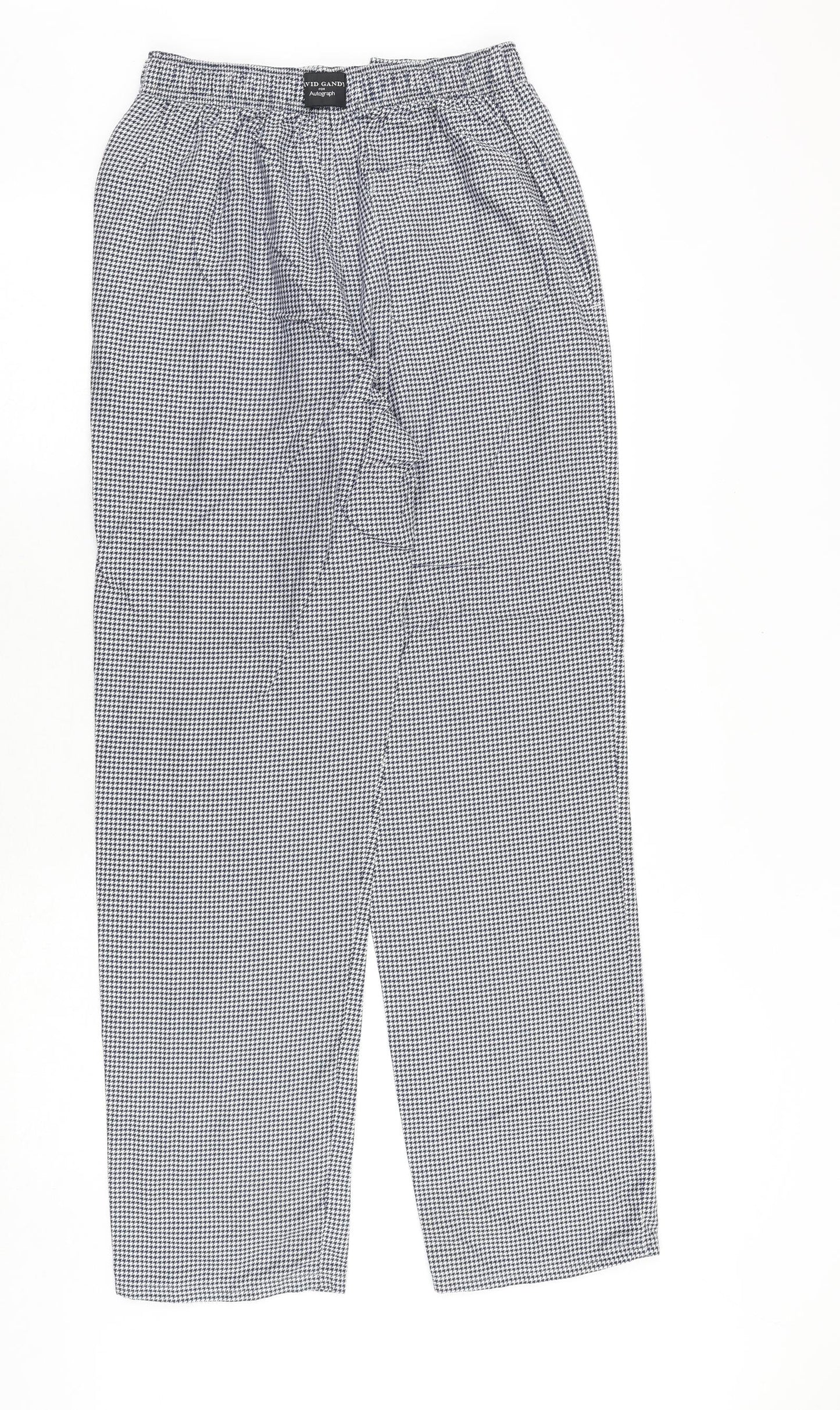 Womens UK Size S Marks and Spencer Regular Fit  Blue Trousers