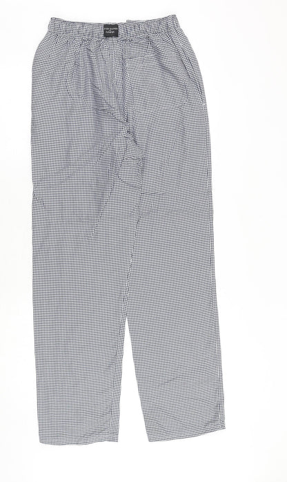 Womens UK Size S Marks and Spencer Regular Fit  Blue Trousers