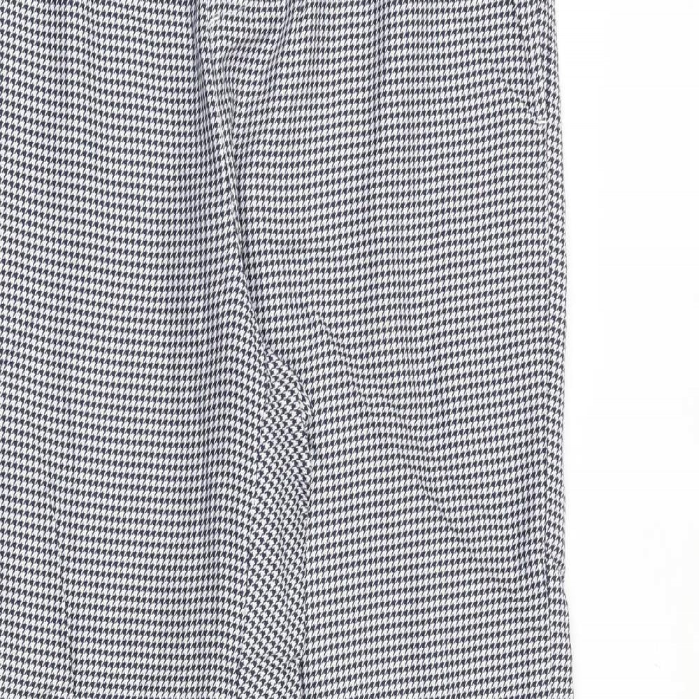 Womens UK Size S Marks and Spencer Regular Fit  Blue Trousers