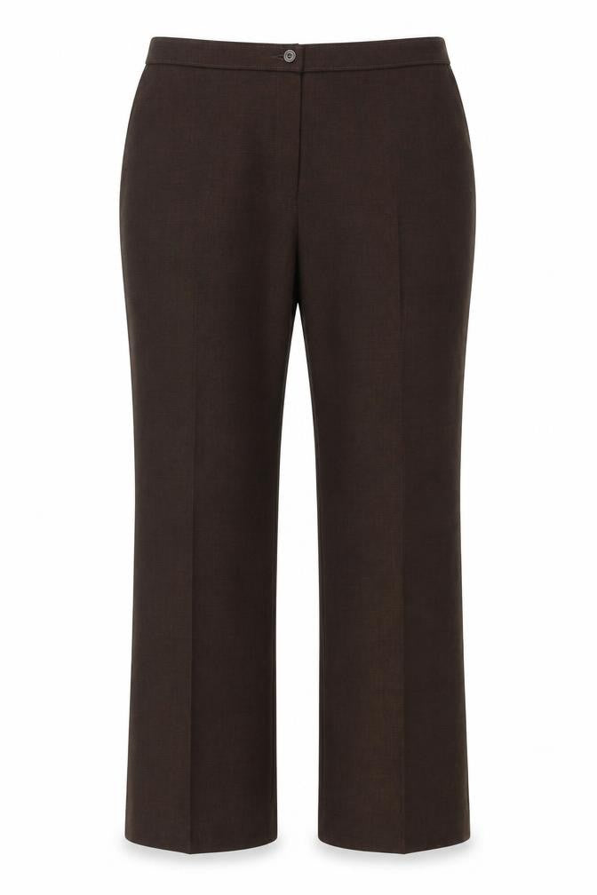 Womens UK Size 20 Impressions Regular Fit  Brown Trousers