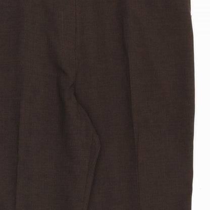 Womens UK Size 20 Impressions Regular Fit  Brown Trousers