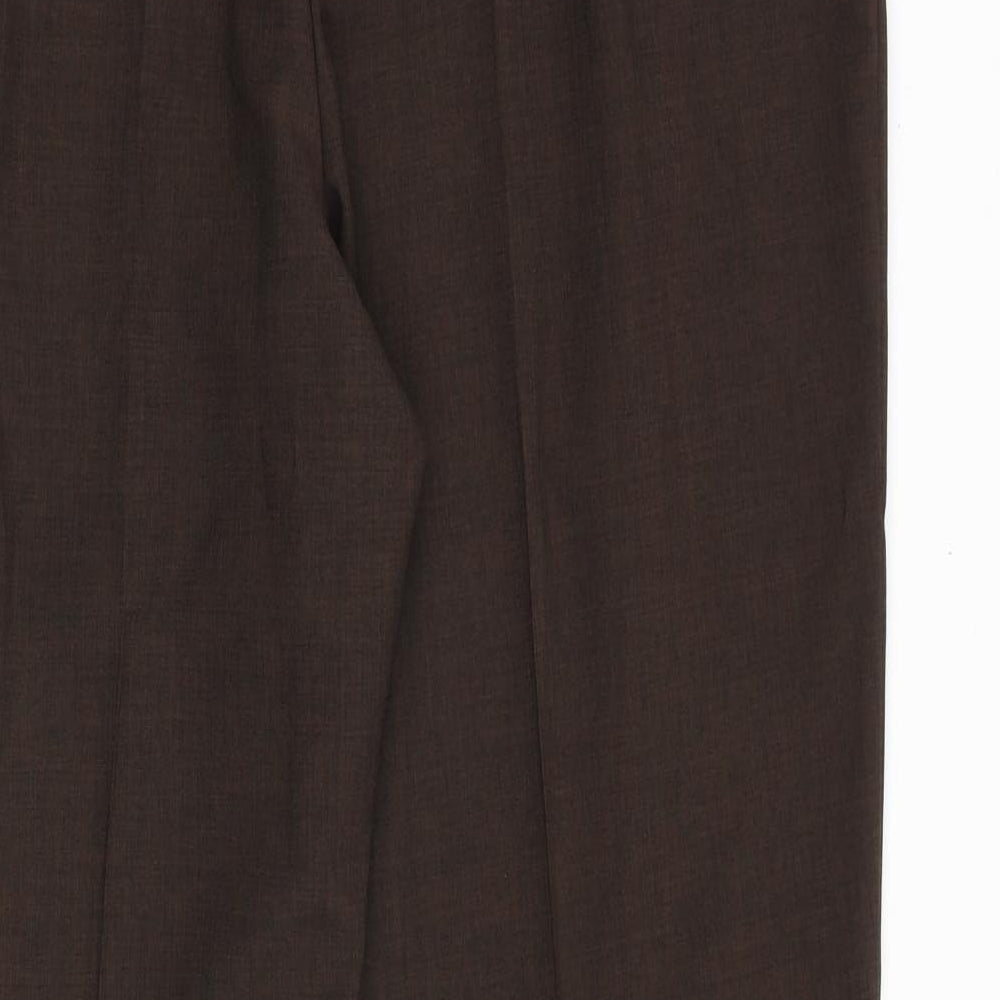 Womens UK Size 20 Impressions Regular Fit  Brown Trousers