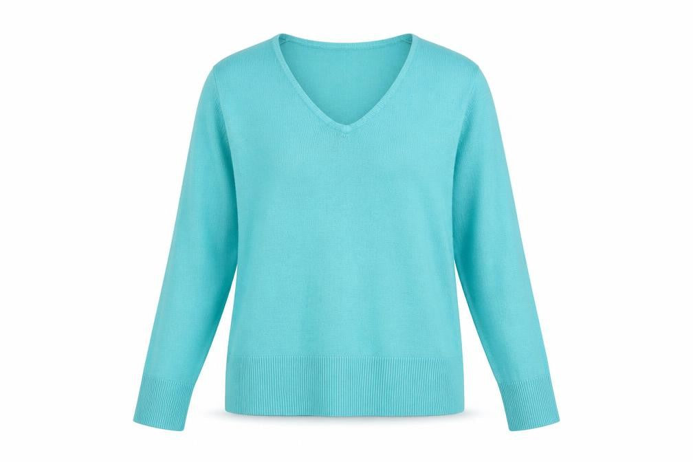 Womens UK Size M SARAH HAMILTON Blue Pullover Jumper