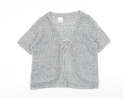 Womens UK Size L Pulse Grey Cardigan Jumper