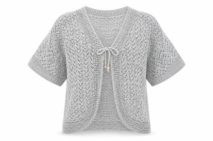 Womens UK Size L Pulse Grey Cardigan Jumper