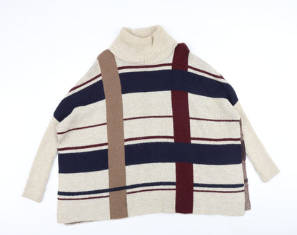 Womens UK Size S NEXT Multicoloured Pullover Jumper